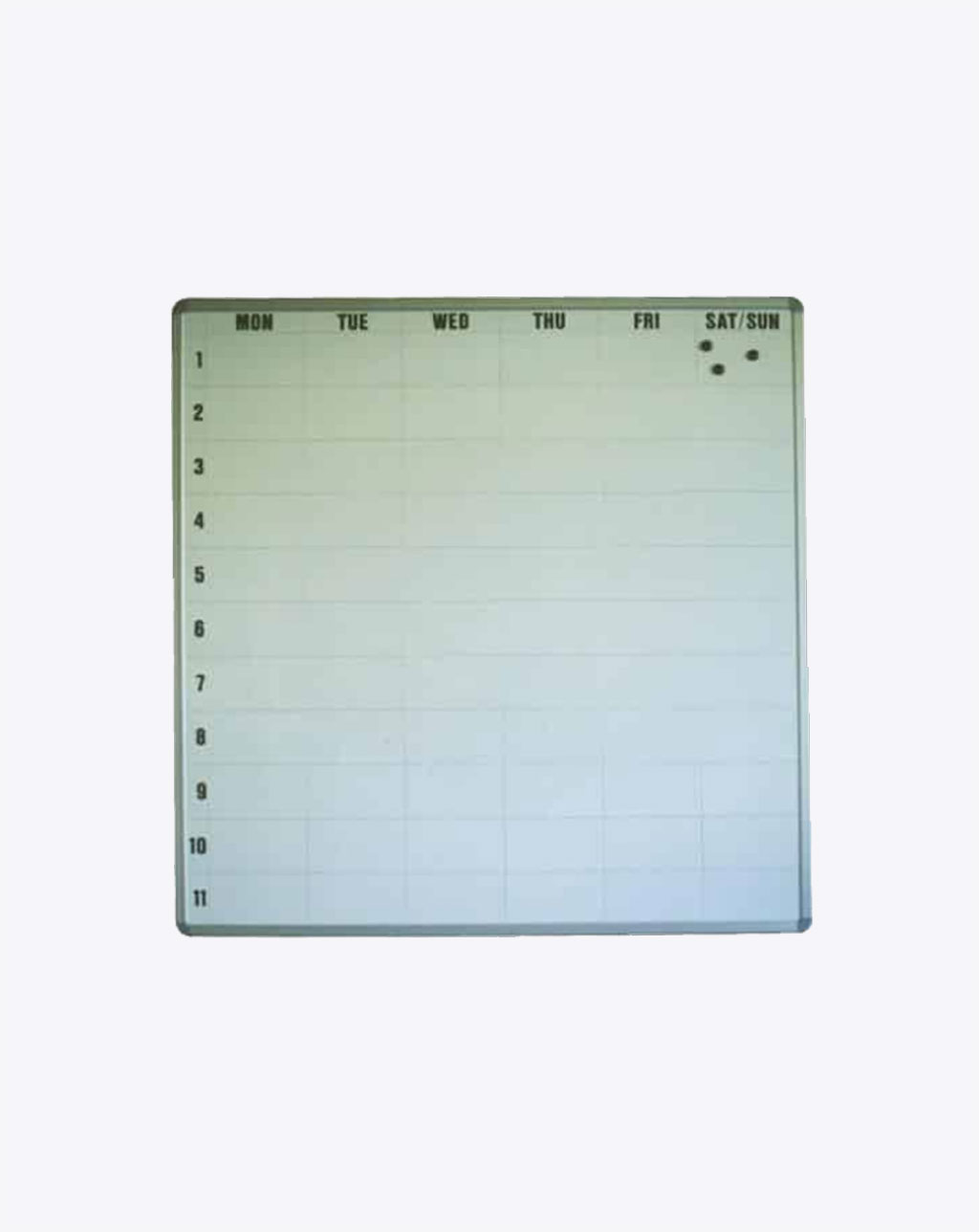 Week Schedule Planner Whiteboard