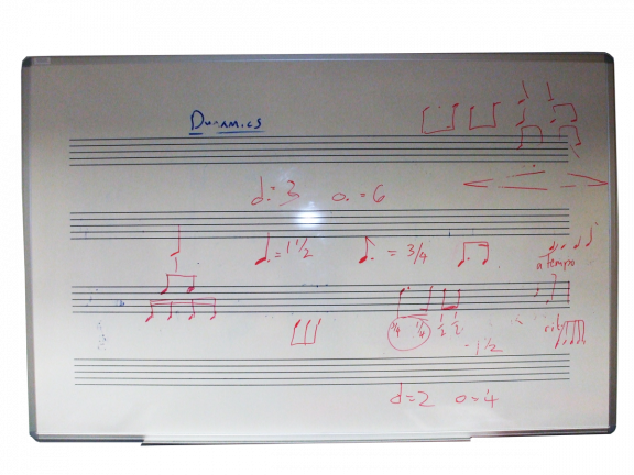Music Stave Whiteboard